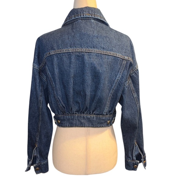 Anthropologie Pilcro Cropped Jean Jacket - Picture 2 of 3